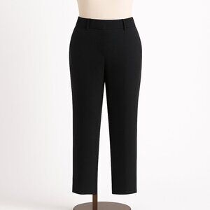 Women's Talbots Hampshire Ankle Pant, Black Teeny Dot, Size 10